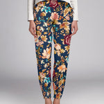 Navy Floral Night Viskose - Ribes y Casals