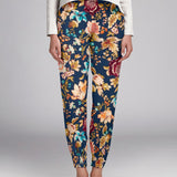 Navy Floral Night Viskose - Ribes y Casals