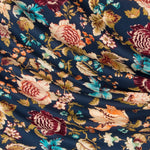 Navy Floral Night Viskose - Ribes y Casals