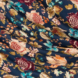 Navy Floral Night Viskose - Ribes y Casals