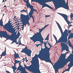 Viskose Palmeras Marineblau - Ribes y Casals
