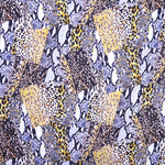 Leopardenmuster Viskose Grau - Ribes y Casals