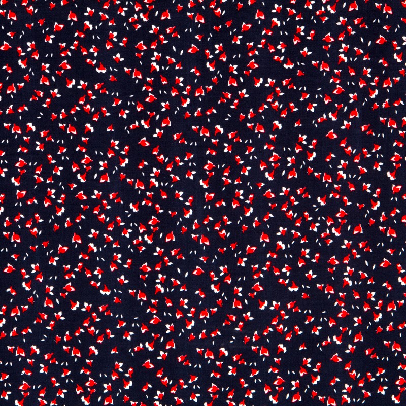 Marineblau Petálos Viskose - Ribes y Casals