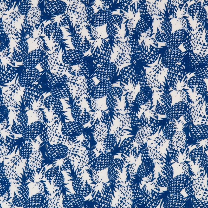 Viskose Ananas Blau - Ribes y Casals