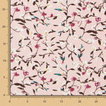 Viskose Blumenzweige Rosa - Ribes y Casals