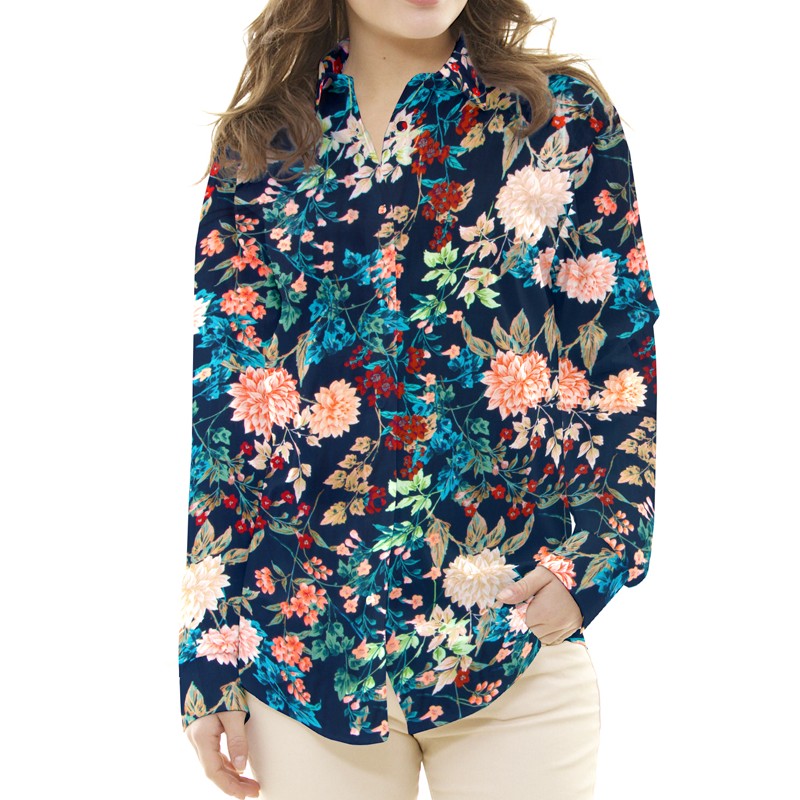 Navy Wild Viskose - Ribes y Casals