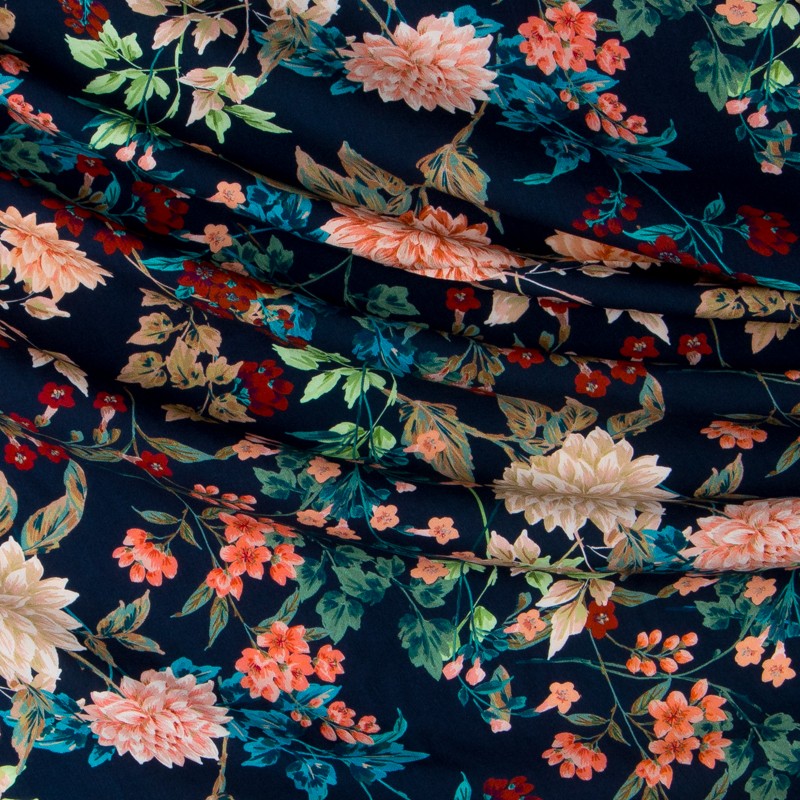 Navy Wild Viskose - Ribes y Casals