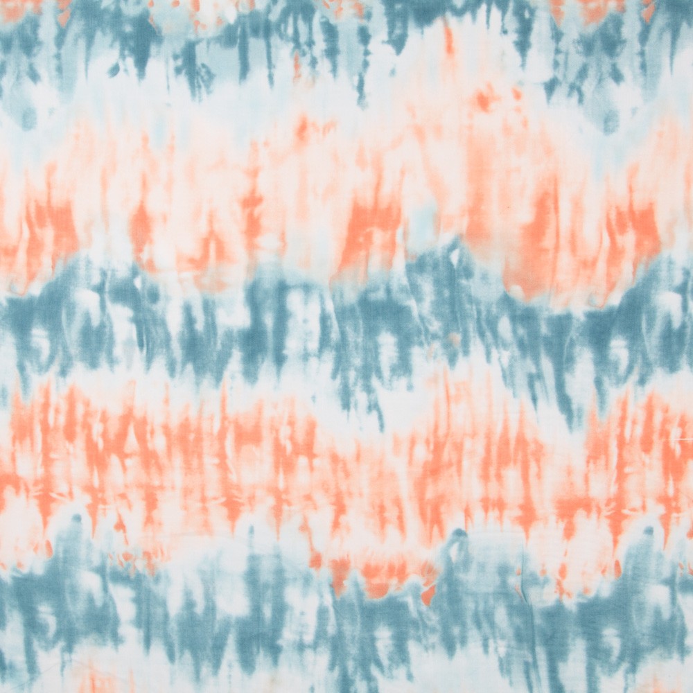 Viskose Tie Dye Türkis - Ribes y Casals