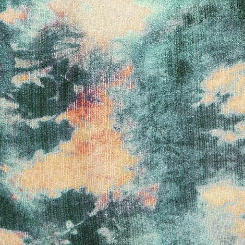 Viskose Tie Dye Grün - Ribes y Casals