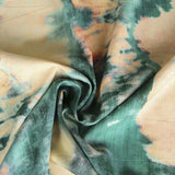 Viskose Tie Dye Grün - Ribes y Casals