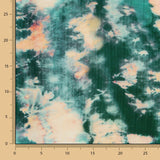 Viskose Tie Dye Grün - Ribes y Casals