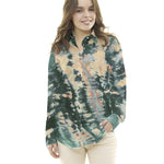 Viskose Tie Dye Grün - Ribes y Casals