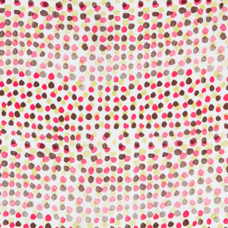 Mehrfarbige Viskose Polka Dots - Ribes y Casals