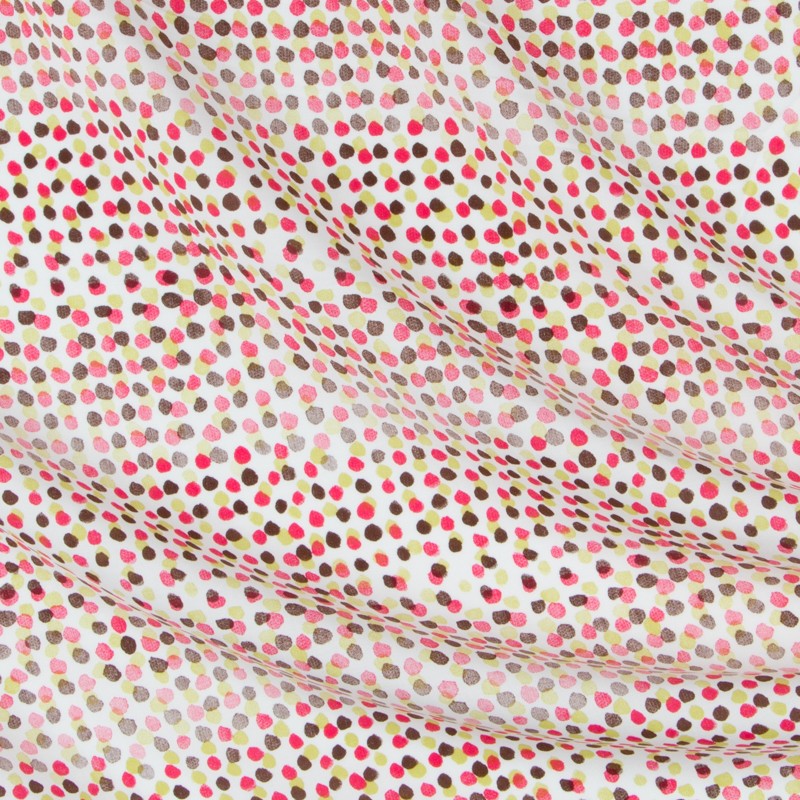 Mehrfarbige Viskose Polka Dots - Ribes y Casals