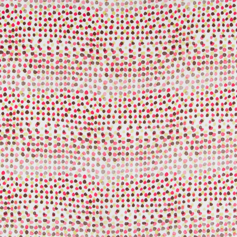 Mehrfarbige Viskose Polka Dots - Ribes y Casals