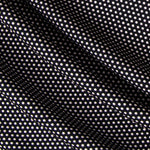 Marineblaue Viskose Polka Dots - Ribes y Casals