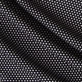 Marineblaue Viskose Polka Dots - Ribes y Casals