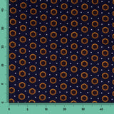 Viskose Winter Geometrisch Navy - Ribes y Casals