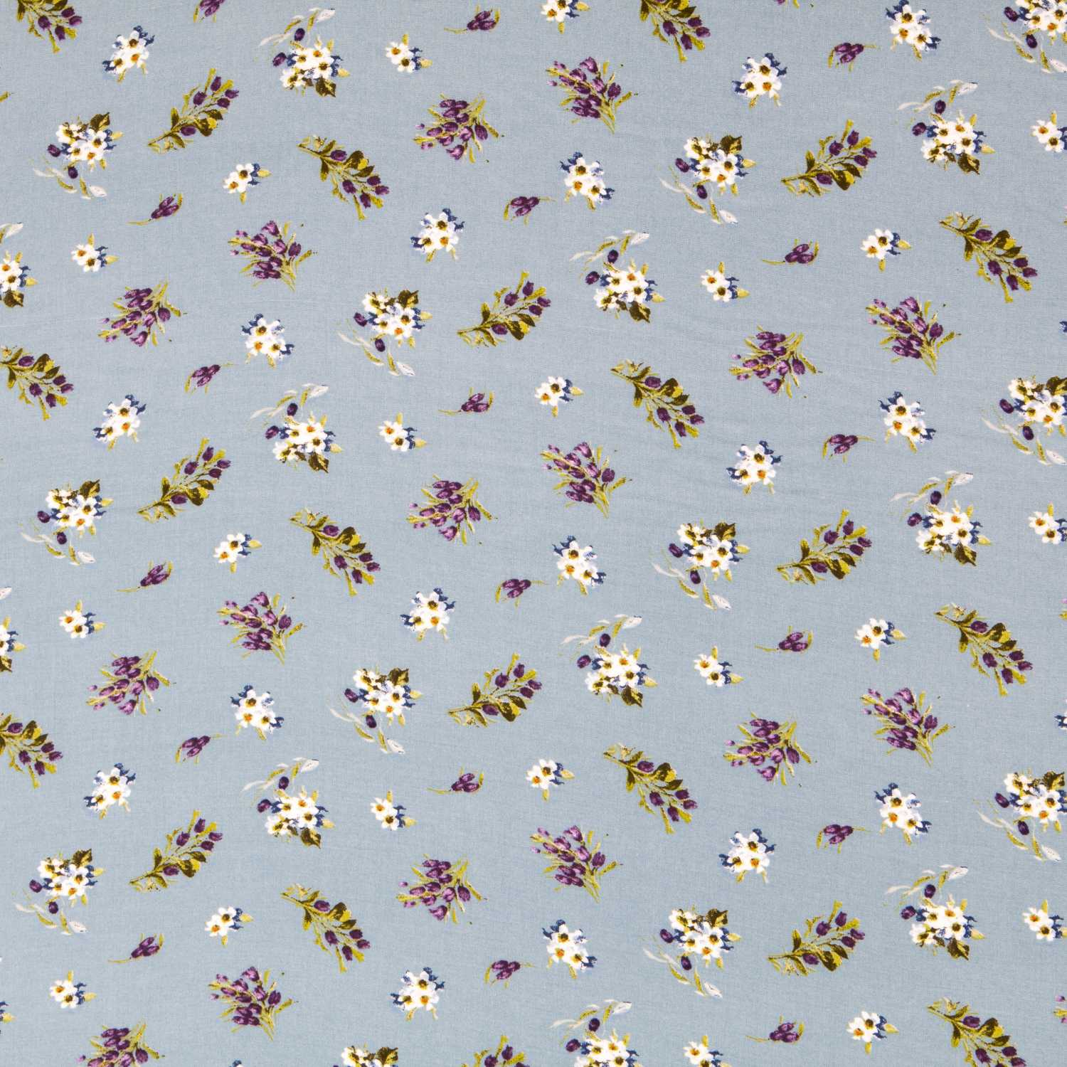 Viskose Winter Vintage Blau - Ribes y Casals