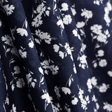 Viskose Blumen Navy - Ribes y Casals
