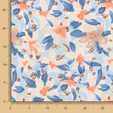 Viskose Blume Maxi Blau Denim - Ribes y Casals