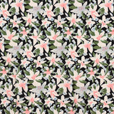 Viskose Blume Maxi Schwarz - Ribes y Casals