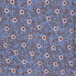 Viskose Floral Blau Denim - Ribes y Casals