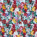 Viskose Konfetti Blume Hellblau - Ribes y Casals