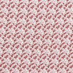Viskose Blume Polka Dot Granat - Ribes y Casals