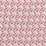 Viskose Blume Polka Dot Granat - Ribes y Casals