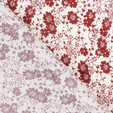Viskose Blume Polka Dot Granat - Ribes y Casals