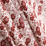 Viskose Blume Polka Dot Granat - Ribes y Casals