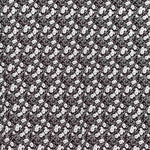 Viskose Blume Polka Dot Schwarz - Ribes y Casals