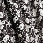 Viskose Blume Polka Dot Schwarz - Ribes y Casals