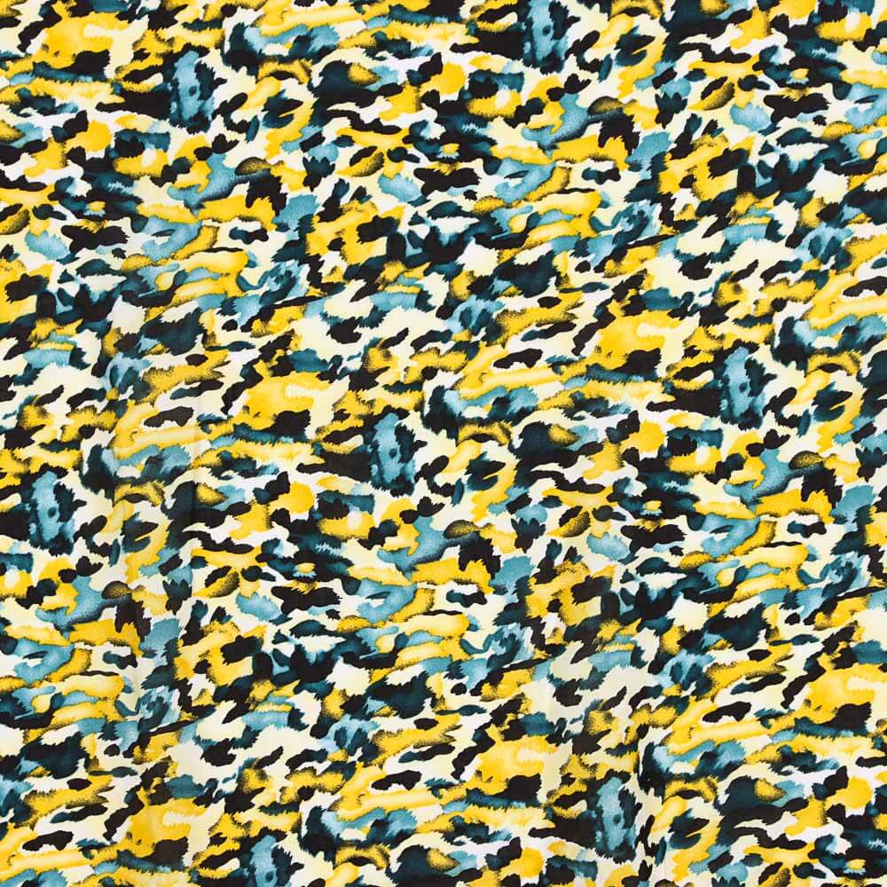 Viskose Camouflage Gelb - Ribes y Casals