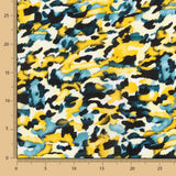 Viskose Camouflage Gelb - Ribes y Casals