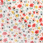 Viskose Mehrfarbig Gepunktet Blume - Ribes y Casals