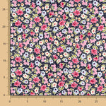 Viskose Blumen Rosa gepunktet - Ribes y Casals