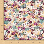 Viskose Elastan Floral - Ribes y Casals