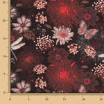 Abaca Schwarz Bedruckte Viskose - Ribes y Casals