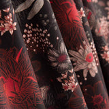 Abaca Schwarz Bedruckte Viskose - Ribes y Casals