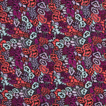 Bedruckte Viskose Animal Print Mauve - Ribes y Casals