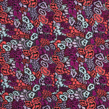 Bedruckte Viskose Animal Print Mauve - Ribes y Casals