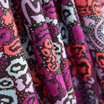 Bedruckte Viskose Animal Print Mauve - Ribes y Casals