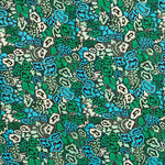 Bedruckte Viskose Animal Print Grün - Ribes y Casals