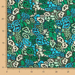 Bedruckte Viskose Animal Print Grün - Ribes y Casals