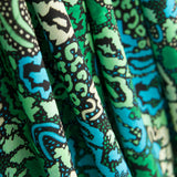 Bedruckte Viskose Animal Print Grün - Ribes y Casals