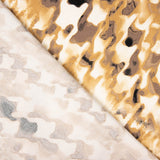 Bedruckte Viskose Ceryl Beige - Ribes y Casals