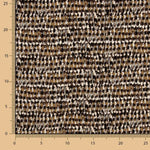 Bedruckter Viskose-Stoffrest Cedile Braun – verschiedene Maße x Breite 148 cm - Ribes y Casals