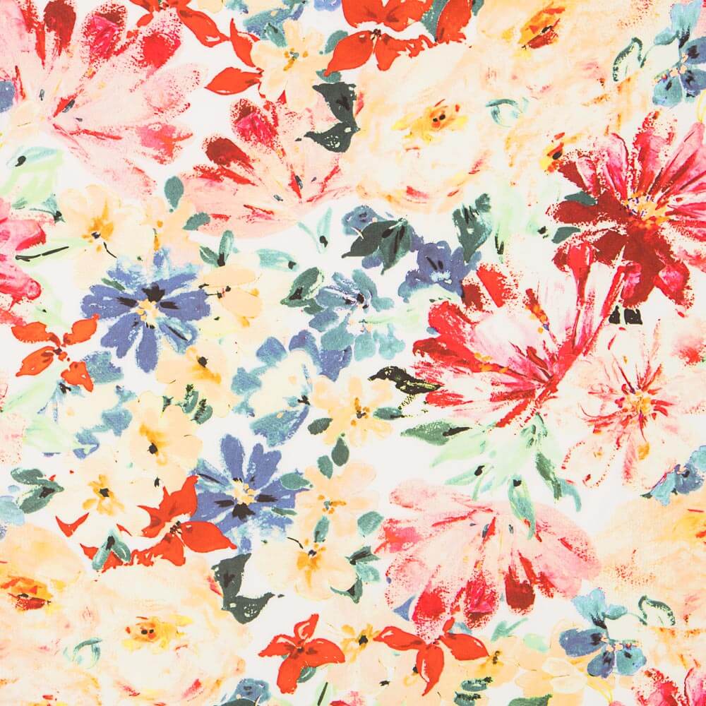 Viskose Druck Blume Explosion - Ribes y Casals